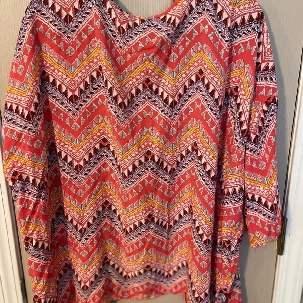 Roommates 100% rayon 3/4 sleeve open front cardigan. - Picture 7 of 7